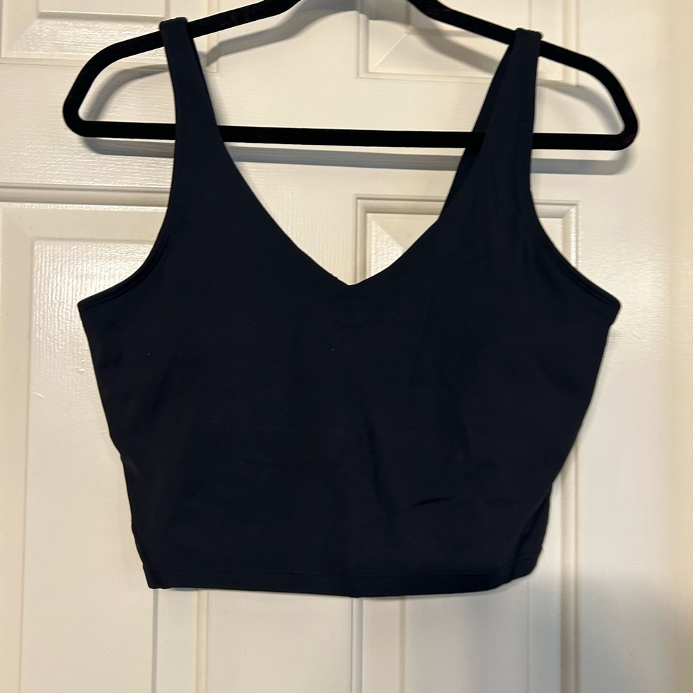 TGP Womens Longline Sports Bra black size L NWT